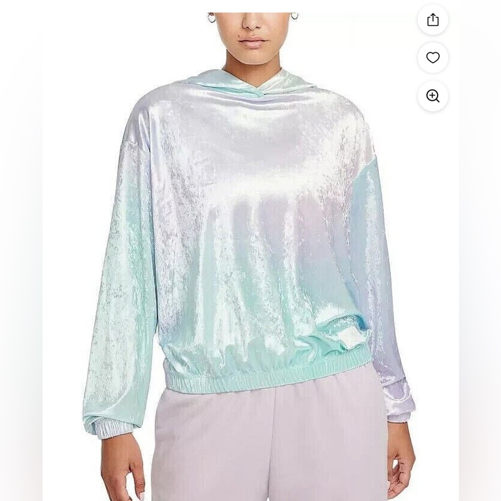 Nike Velvet Hoodie in Iridescent Pastel 3XL
